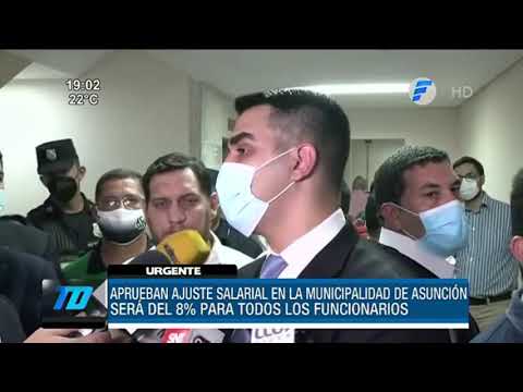 Aprueban reajuste salarial en la Municipalidad de Asunción