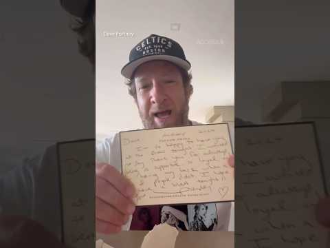 In a handwritten note, Taylor Swift thanked Dave Portnoy for having her back #shorts