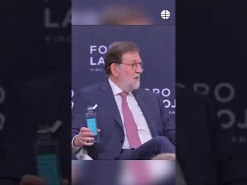 Rajoy y su anécdota con los tapones de las botellas de agua: Me puse hecho un circo #viralshorts