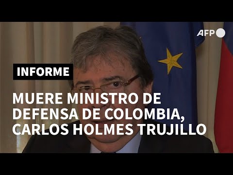 Muere por coronavirus ministro de Defensa colombiano, Carlos Holmes Trujillo | AFP