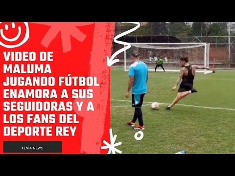 Video de Maluma jugando fútbol enamora a sus seguidoras y a los fans del deporte rey
