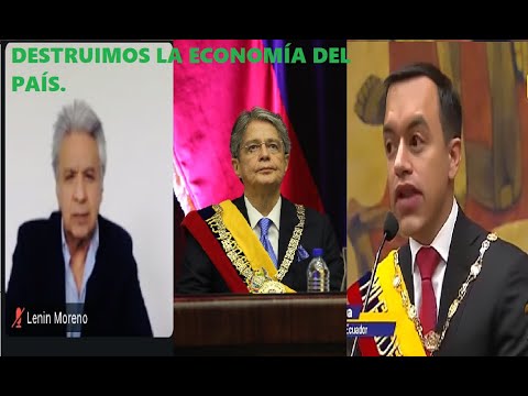 Moreno Lasso y Noboa endeudaron Ecuador y destruyeron la patria nos dejaron sin futuro