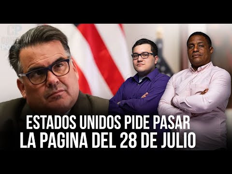 ESTADOS UNIDOS PIDE PASAR LA PAGINA DEL 28 DE JULIO