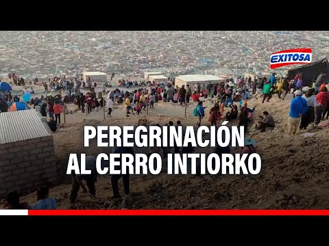 Viernes Santo en Tacna: Pobladores realizan tradicional peregrinación al Cerro Intiorko