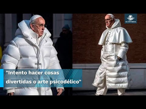 Viaje con hongos alucinógenos inspira fotos fake del Papa Francisco