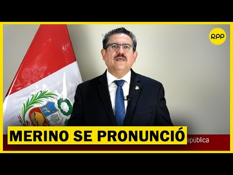 ¡SE PRONUNCIÓ! Manuel Merino reapareció tras una semana de haber renunciado al cargo de presidente