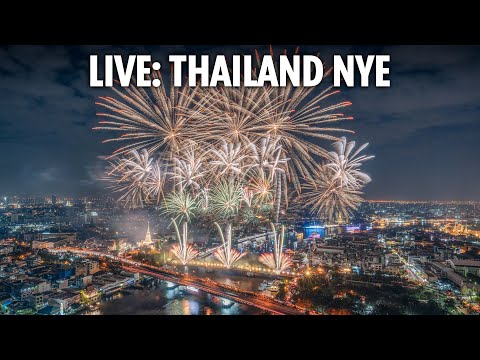 LIVE: Thailand rings in the New Year with fireworks display over the Chao Phraya River