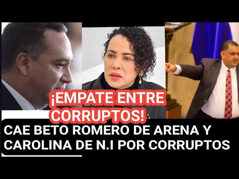 BETO ROMERO Y CAROLINA RECINOS EMPATAN EN CORRUPCION Y SON CASTIGADOS!