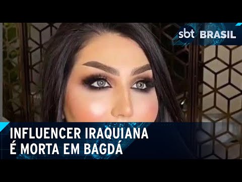 Influencer iraquiana do TikTok é morta a tiros em Bagdá | SBT Brasil (27/04/24)