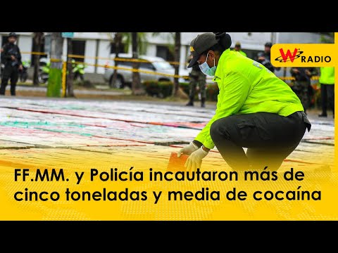 FFMM incautaron más de cinco toneladas y media de cocaína en el Urabá