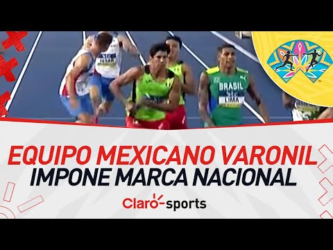 Equipo mexicano de relevos varonil impone marca nacional en Bahamas 2024
