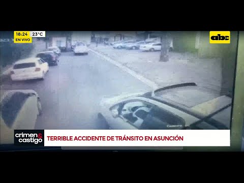 Fatal accidente de tránsito en Asunción