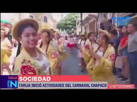 Tarija da inicio a las actividades del Carnaval Chapaco 2024