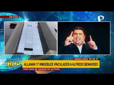 Fiscalía allana inmuebles del cómico Alfredo Benavides por investigación de lavado de activos