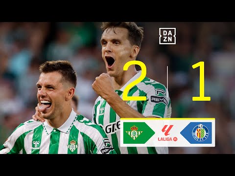 Real Betis vs Getafe CF (2-1) | Resumen y goles | Highlights LALIGA EA SPORTS