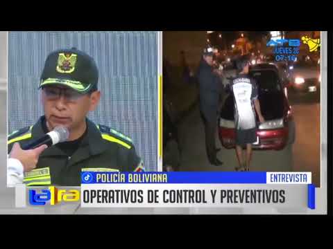 En Cochabamba se intensifican controles con el plan “Unidos por tu Seguridad”