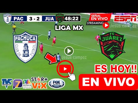 Pachuca vs. Juárez en vivo, donde ver, a que hora juega Pachuca vs Juarez Liga MX jornada 10 resumen