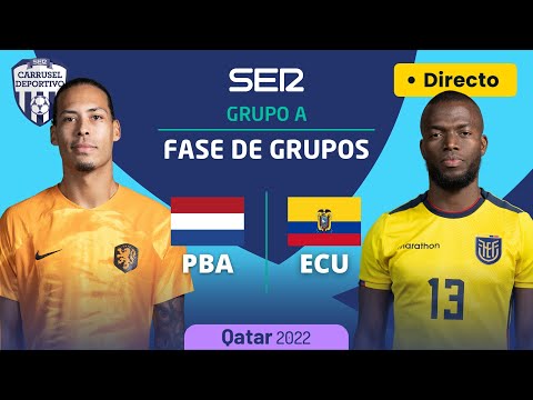 PAÍSES BAJOS - ECUADOR  (GRUPO A - JORNADA 2) | MUNDIAL DE #QATAR2022 EN DIRECTO