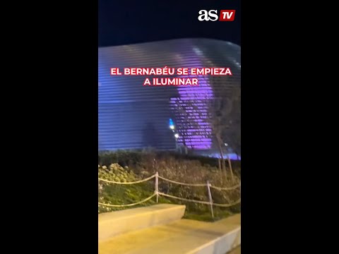 BERNABÉU se ILUMINA y es ESPECTACULAR: así se va a ver la FACHADA ENVOLVENTE del ESTADIO