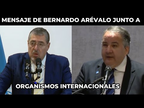 BERNARDO ARÉVALO LANZA UN PLAN ANTE LOS POSIBLES DESASTRES NATURALES EN GUATEMALA