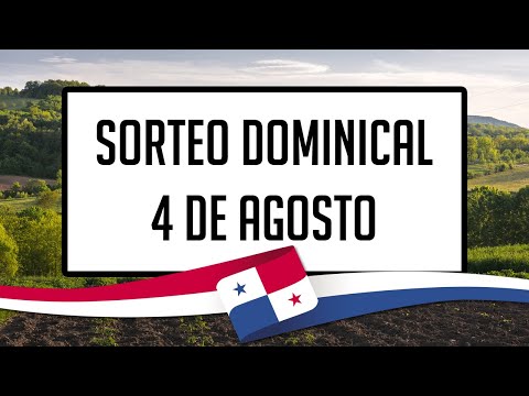 Resultados Lotería de Panamá Domingo 4 de Agosto de 2024 - Lotería nacional de Panamá de hoy