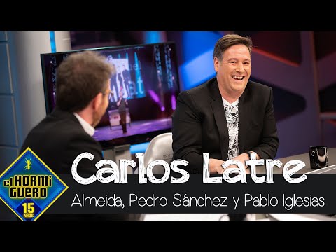 Carlos Latre se mete en la piel de Almeida, Pedro Sánchez y Pablo Iglesias - El Hormiguero