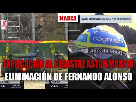 La explicación al desastre de Aston Martin y la eliminación de Alonso I MARCA