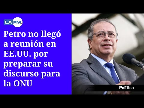 Presidente Petro no llegó a reunión con colombianos en EE.UU.