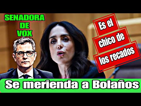 SENADORA DE VOX HACE TEMBLAR A FÉLIX BOLAÑOS, LOS JUZGADOS ESTÁN COLAPSADOS