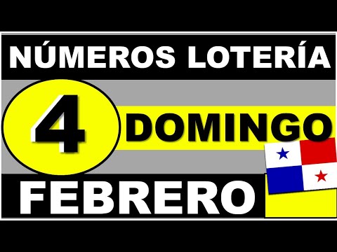 Resultados Sorteo Loteria Domingo 4 de Febrero 2024 Loteria Nacional de Panama Sorteo Hoy Dominical