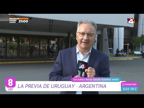 8AM - Hoy juega Uruguay con Argentina