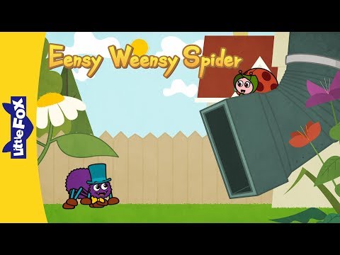 Eensy Weensy Spider | Nursery Rhymes | Classic | Little Fox | Animated Songs for Kids