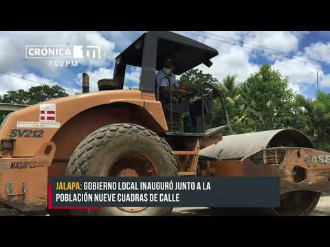 Jalapa avanza con rehabilitación de calles para las familias - Nicaragua