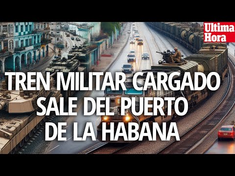 FILMAN EL CONVOY MILITAR QUE LLEVA LA CARGA RUSA QUE DEJARON EN LA HABANA EN UNA MANIOBRA SECRETA!!?