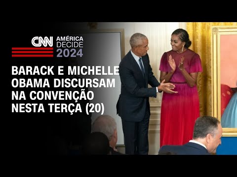 Barack e Michelle Obama discursam na convenção nesta terça (20) | CNN NOVO DIA