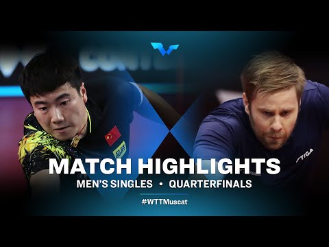 Table Tennis 🥍 Liang Jingkun vs Jon Persson | MS | WTT Contender Muscat 2022 (QF)