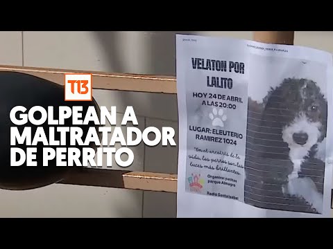 Vecinos agreden a imputado por muerte de perro Lalito