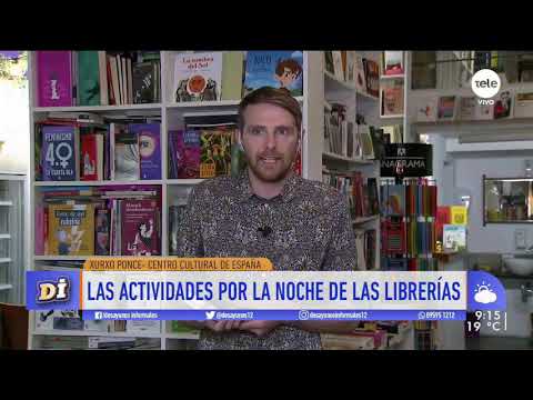 Noche de las Librerías: Es un proyecto para revalorizar al librero como mediador cultural del país