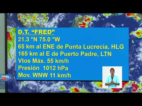 Información actualizada sobre el paso de la tormenta tropical Fred por Cuba