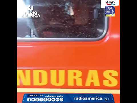 Ambulancia de Bomberos sufre ataque de personas en estado de ebriedad en Tegucigalpa