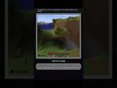 Minecraftที่ถูกสร้างด้วยAIส