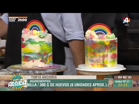 Vamo Arriba - Miércoles dulce con Noelia: Torta Arcoíris