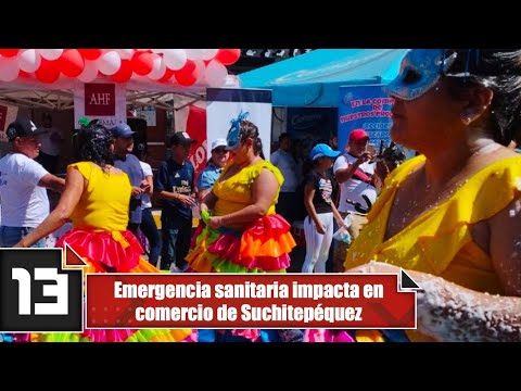 Emergencia sanitaria impacta en comercio de Suchitepéquez