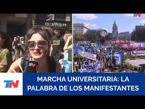 Marcha universitaria: las columnas de estudiantes se preparan para movilizarse al Congreso