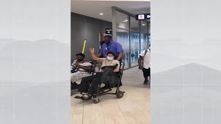 Ya vacunado, adulto mayor de 94 años, logró salir del país - Teleantioquia Noticias