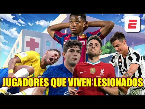 Futbolistas lesionados: Neymar, Ansu Fati, Dybala, Pogba, Diogo Jota, Di Maria | Cal y Arena