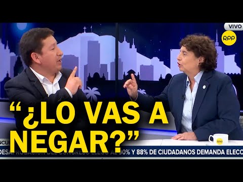 Discusión entre Susel Paredes y Guido Bellido por la Asamblea Constituyente: ¿Lo vas a negar?