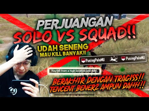 DITINGGAL SOLO VS SQUAD UDA KILL BANYAK!! TAPI MALAH DIKERJAIN TENCENT!! | PUBG MOBILE