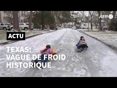 Vague de froid aux USA: le Texas se réveille sous la neige | AFP