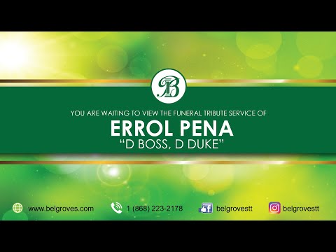 Errol “D Boss, D Duke” Pena Tribute Service